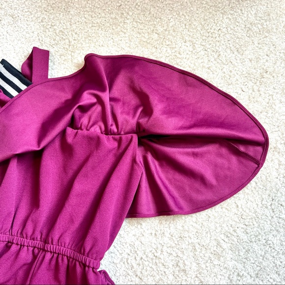 NOWADAYS Ruffled Cold Shoulder Girl’s Knit Jumpsuit—SZ. Medium (10/12) - Picture 5 of 13